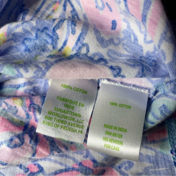 LILLY PULITZER Loro Swing Dress in Multi Pop Up Got Your Back 100% Cotton - Picture 10 of 12